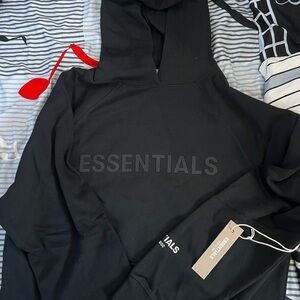 Fear of God Essentials Black Hoodie